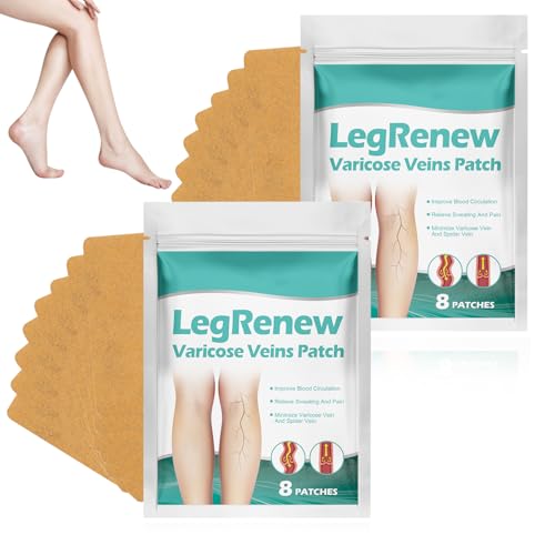 SereniMist Leg Renew Varicose Veins Patches - 16 Pcs Natural Relief Treatment