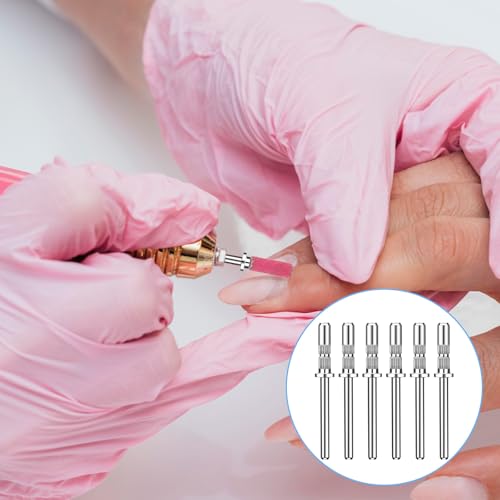 Styquenzer 6-Pack 3mm Mandrel Nail Drill Bits for Sanding Bands