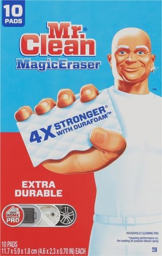 Mr. Clean Magic Eraser - Extra Durable Multi-Purpose Cleaner | 10 Count Pack of 4