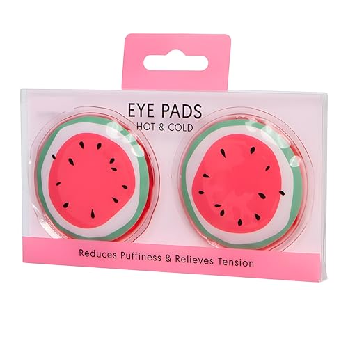 Bexter Watermelon Hot & Cold Gel Eye Pads – Reusable Mask for Puffiness