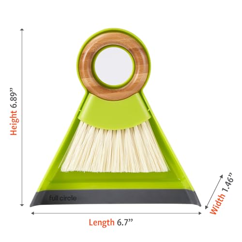 Full Circle Tiny Team Mini Brush & Dustpan Set - Green
