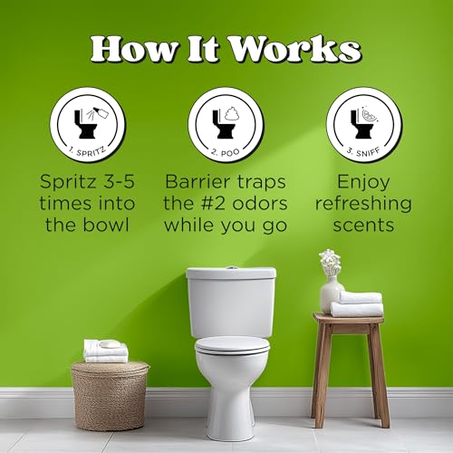 Poo-Pourri Bamboo Rain Toilet Spray - 2 Fl Oz, 100 Uses