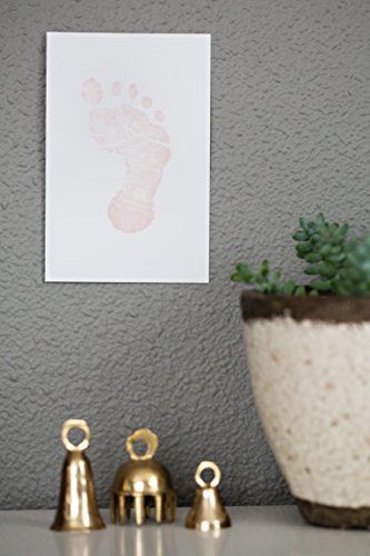 Pearhead Clean-Touch Blue Ink Pad Kit for Newborn Handprints & Footprints