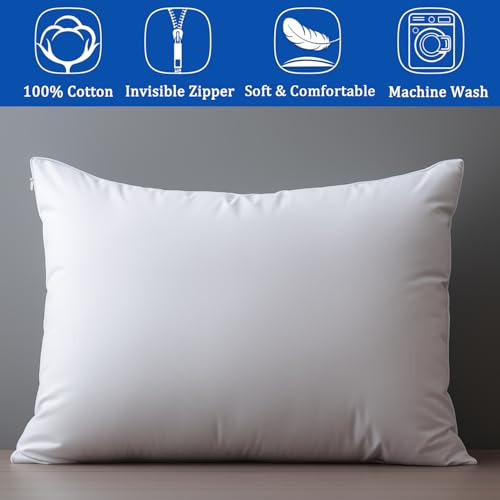 Precoco Toddler Pillowcase Set - 2 Pack 14x19 Organic Cotton Travel Covers