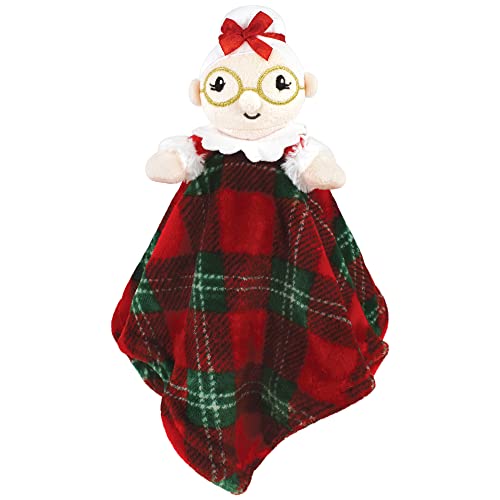 Hudson Baby Plush Blanket and Security Blanket Set - Mrs. Claus