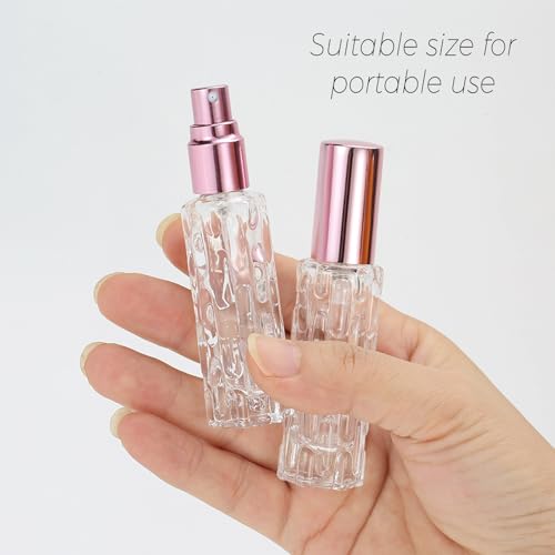 IVICOO Refillable Travel Perfume Atomizer Bottle - 10ml Fine Mist Cologne Sprayer