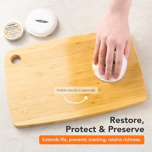 CLARK'S Wood Butter Cutting Board Wax - Food Safe 6 oz Citrus Scent