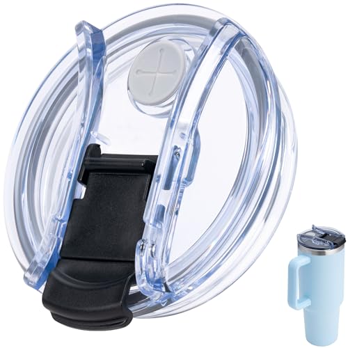 40 OZ Replacement Lid for STANLEY Quencher H2.0 Tumbler ONLY,Spill Proof Tumbler Covers Lid with Lock for Stanley Cup Accessories