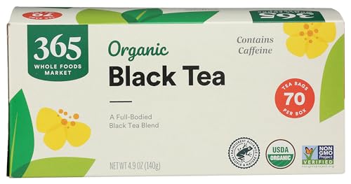 Organic Black Tea Bags - 70 Count Twin Pack from 365 by Whole Foods Market