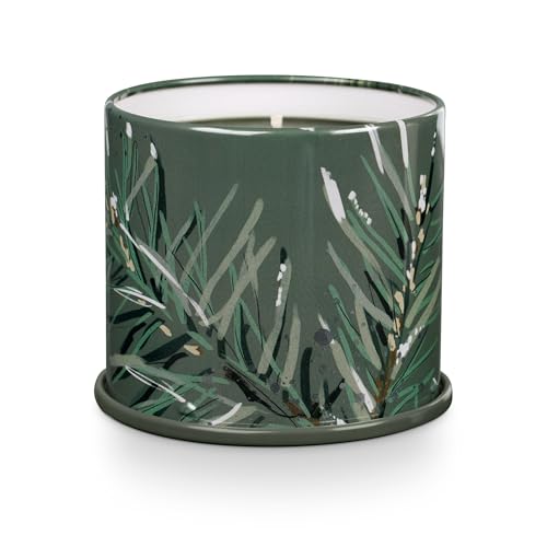 Illume Balsam & Cedar Candle Tin - 11.9 oz Holiday Scent with Soy Wax