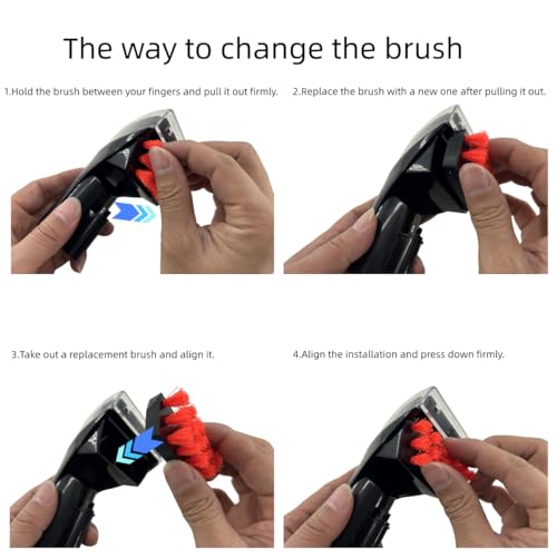 Bissell Compatible Brush Replacement Parts - 1+2 Pack for 1400B, 4075, 3353, 3194