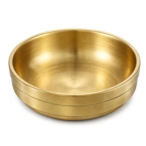 Exclaith Gold Stainless Steel Paperclip Holder for Desk Organizer