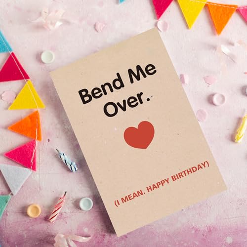 Naughty Birthday Card for Husband | Raunchy Gift for Him