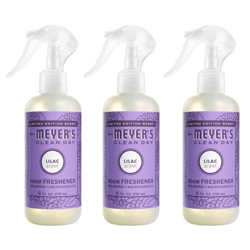 Mrs. Meyer's Clean Day Lilac Room Freshener, 8 Fl Oz (Pack of 3)