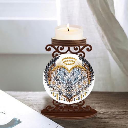 Double-Sided Diamond Art Candlestick Holder - 5D DIY Ornament