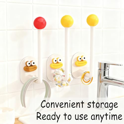 L-Shaped Shower Hooks for Bathroom & Towel Hanging - 5 lb Capacity