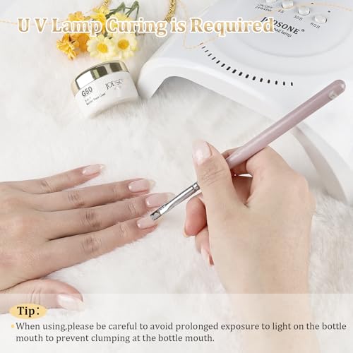 JODSONE 3-in-1 Clear Builder Gel 15g - Nail Strengthening Base & Thickening Solution