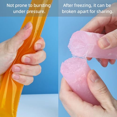 200 Disposable Ice Pop Molds with Funnel for Homemade Treats