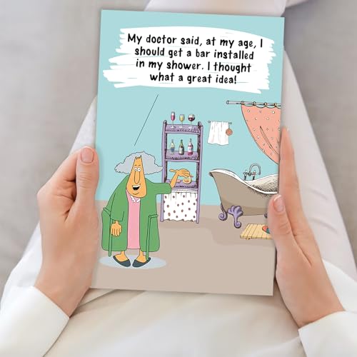 Funny Birthday Card for Women - 50th, 60th, 70th Celebration