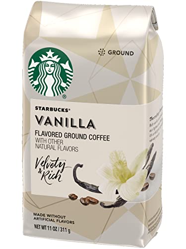 Starbucks Natural Fusions Vanilla Ground Coffee, 11 Ounce (Pack of 2)