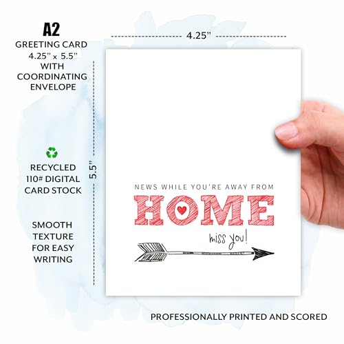 Summer Camp Greeting Card for Girls - Blank Note from Home