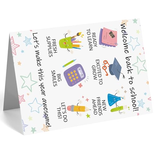 First Day of School Greeting Card - Back to School Gift (Model 087)