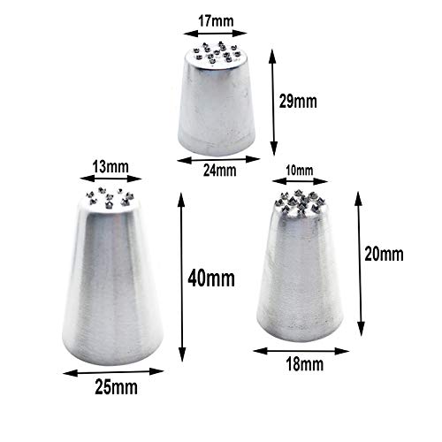Markeny 13-Piece Piping Tips Set for Cake Decorating