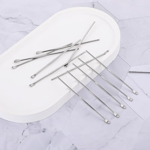 Trinkrittey 20 Pcs Stainless Steel Ear Pick Metal Earwax Removal Tool