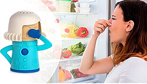 Chilly Blue Mama Fridge Odor Absorber with Baking Soda - Freshens Refrigerators