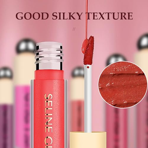 Eshioh Waterproof Lip Gloss & Lipstick - Smooth Hydrating Lip Tint