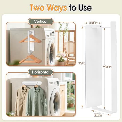 Magnetic Hanger Organizer for Laundry Room - Space Saving Rack