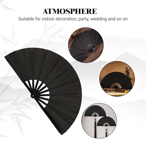 Panthra Satin Hand Fan for Line Dancing - Foldable & Lightweight