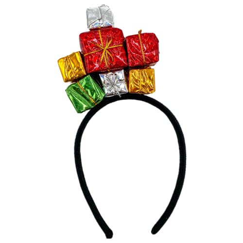 Needzo Colorful Christmas Headband Festive Holiday Party Accessory