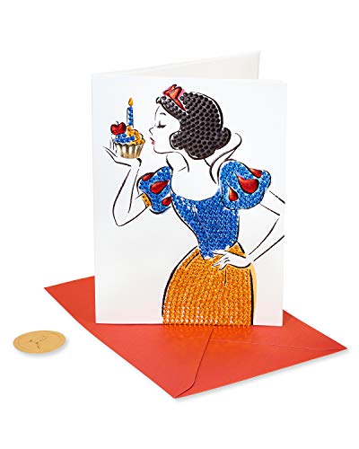 Papyrus Snow White Birthday Card - One-of-a-Kind Cupcake Design
