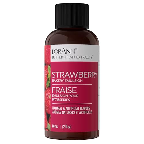 LorAnn Oils Strawberry Baking Emulsion - 2 Fl Oz Premium Flavoring