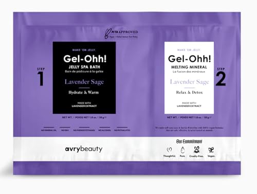 AvryBeauty Gel-Ohh Jelly Spa Lavender Foot Soak Treatment 1 ct