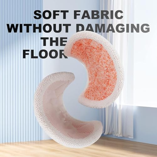 4 Pack Steam Mop Replacement Pads for Shak S7000 Series