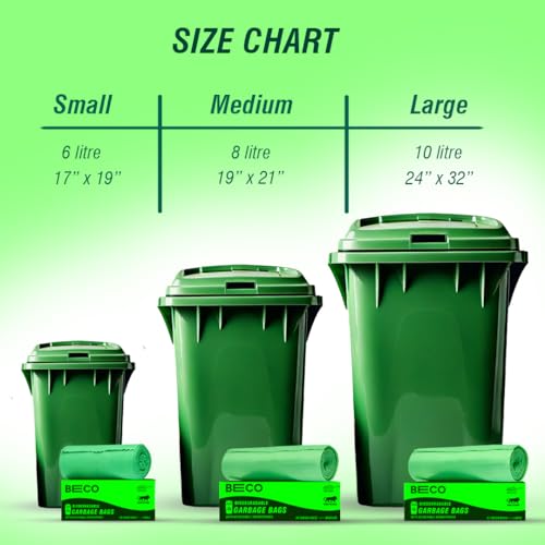 Beco Eco-Friendly Medium Trash Bags - 30 Pcs, 19x21 Inches