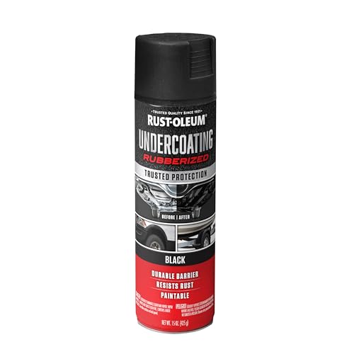 Rust-Oleum Rubberized Black Undercoating Spray Paint - 15 Ounce