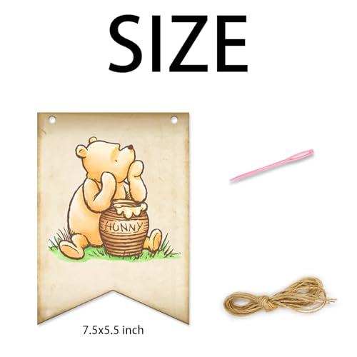 Winnie Oh Baby Banner - Classic Baby Shower Decorations