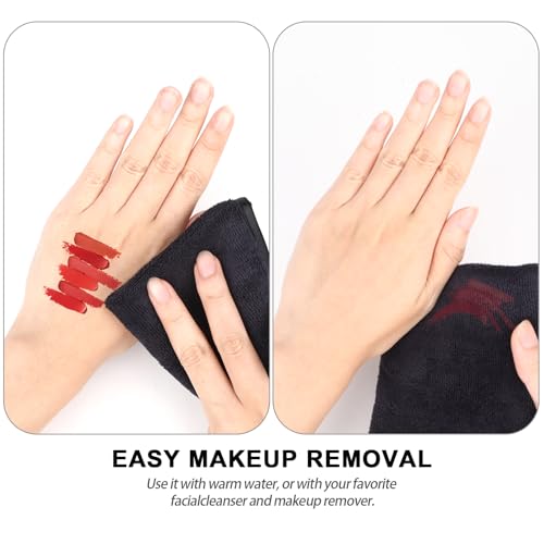 PHOGARY 6 Pack Microfiber Shower Gloves & Makeup Remover Mitts