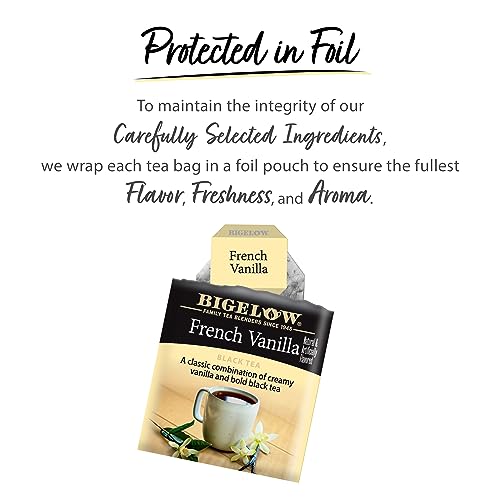 Bigelow French Vanilla Black Tea, 120 Individually Wrapped Tea Bags