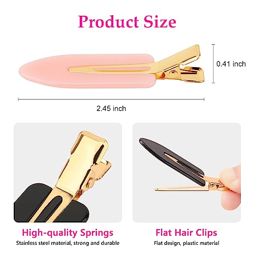 D 6-Piece No Crease Hair Clips for Makeup and Styling