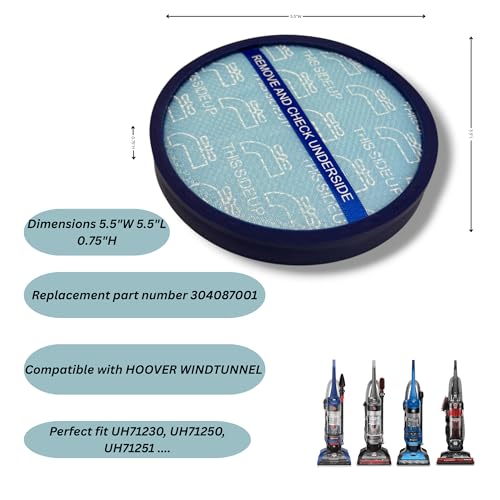 Replacement Pre-Motor Filter for Hoover Windtunnel Models - Variant 1