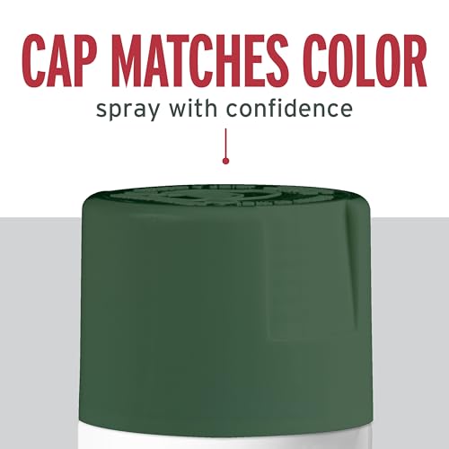 Rust-Oleum Stops Rust Satin Earthy Green Spray Paint - 12 oz (Pack of 6)