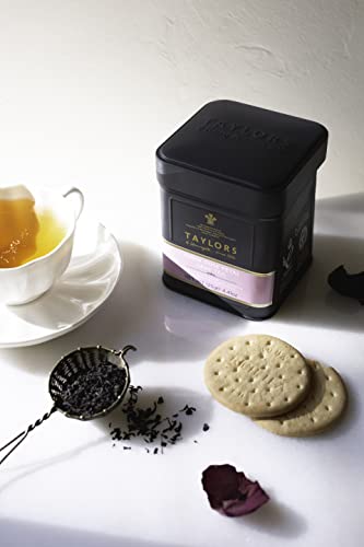 Taylors of Harrogate China Rose Petal Loose Leaf Tea - 4.41 oz Tin (Pack of 2)