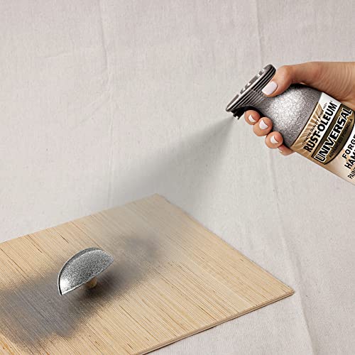 Rust-Oleum Universal Hammered Spray Paint, Antique Pewter - 12 oz, 6 Pack