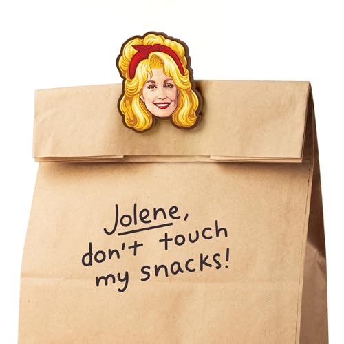 Dolly Parton Bag Clips Set of 4 - BPA-Free Plastic, Iconic Design