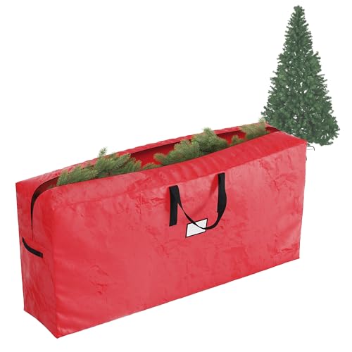 Christmas Tree Storage Bag with Handles - Large 65x15x30 Inch Red