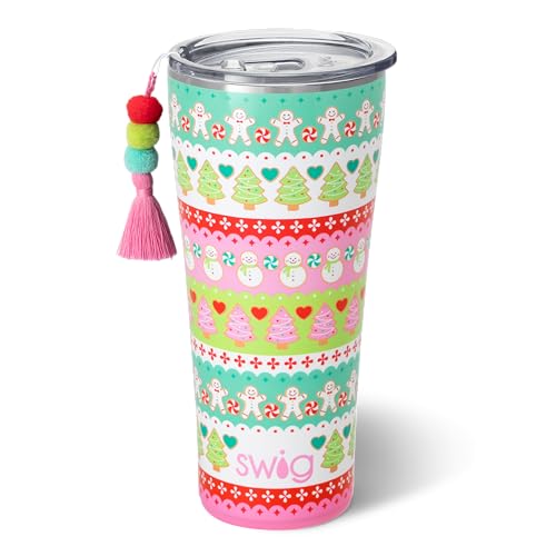 Insulated 32oz Travel Coffee Tumbler with Lid - Cookie Jar Variation